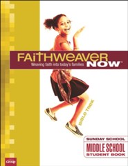 FaithWeaver NOW Middle School/Junior High Bible Trek Student Papers, Winter 2022-23
