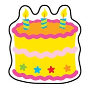 Birthday Cake Mini Accents