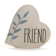 Friend Heart Tabletop Plaque