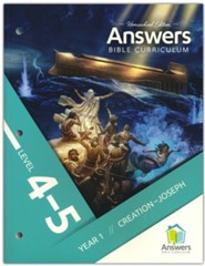 Answers Bible Curriculum: 4-5 Homeschool Student Book Year 1