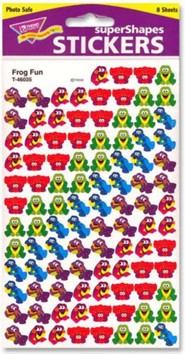Frog Fun SuperShapes Stickers