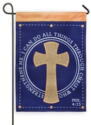 I Can Do All Things Through Christ Flag, Small