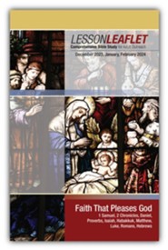 Bible-in-Life: Adult Comprehensive Bible Study Lesson Leaflet Visitor's Lesson, Winter 2023-24