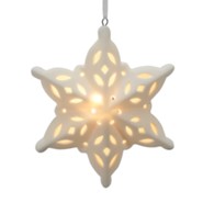 Gingerbread, Lighted Star Ornament