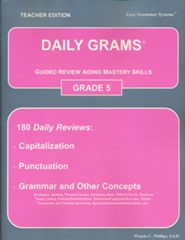 Daily Grams Grade 5, Teacher Edition
