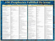 100 Prophecies Fulfilled by Jesus Laminated Wall Chart