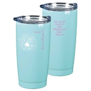 You Are Beautiful Stainless Steel Tumbler, Teal
