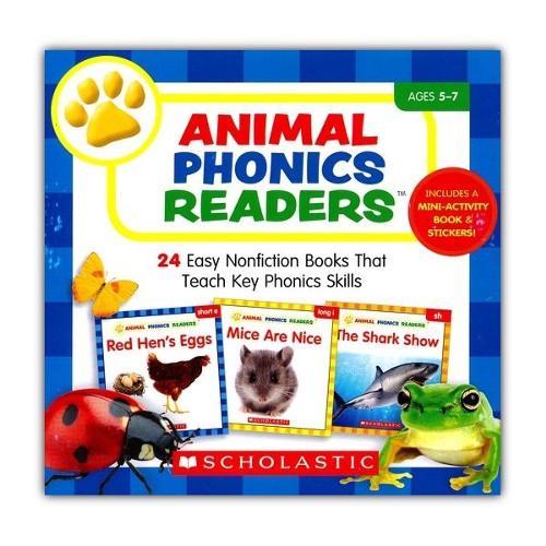 Animal Phonics Readers Parent Pack: 24 Easy Nonfiction Books That Teach Key  Phonics Skills