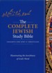 The Complete Jewish Study Bible, Genuine Calfskin Leather  Black, Thumb Indexed