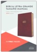 RVR 1960 Biblia letra grande tam. manual, cafe, piel fabricada (Hand Size Giant Print Bible, Brown)