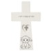 I Am A Child of God Baby Baptism Cross With Charm