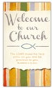 Welcome to our Church (Numbers 6:25, NIV) Pew Cards, 50