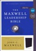 NIV, Maxwell Leadership Bible, 3rd Edition, Leathersoft, Black, Comfort Print - Slightly Imperfect
