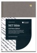 NET Comfort Print Bible, Full-Notes Edition--clothbound hardcover, gray