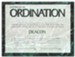 Marble-Look, Deacon Ordination Certificate, Package of 6