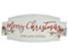 Personalized, Wooden Sign, Merry Christmas, White