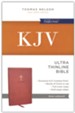 KJV Ultra Thinline Bible, Comfort Print--soft leather-look, brown