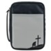 Man of God Bible Cover, Black and Grey, Large