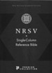 NRSV Single-Column Reference Bible, Comfort Print--premium goatskin leather, black, Premier Collection
