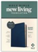 NLT Compact Giant Print Bible, Filament Enabled Edition (Red Letter, LeatherLike, Navy Blue Cross)