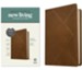 NLT Thinline Reference Bible, Filament Enabled Edition (LeatherLike, Messenger Brown)