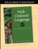 Well-Ordered Language Level 4B Teacher's Edition