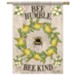 Bee Lemon Wreath Flag, Large