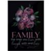Family The Ones You Live With Laugh With And Love Glossy Sign