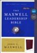 NIV, Maxwell Leadership Bible, 3rd Edition, Premium Bonded Leather, Burgundy, Comfort Print - Slightly Imperfect