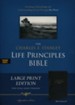 NKJV Charles F. Stanley Large Print Life Principles Bible Imitation leather, Black (indexed)