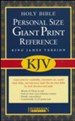 KJV Reference Bible, Personal-Sized, Giant Print -  Imitation Leather, Burgundy