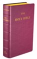 Douay-Rheims Pocket-Size Bible, Genuine Leather, Burgundy