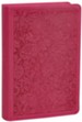 ESV Student Study Bible--soft leather-look, berry with floral design