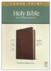 NLT Large-Print Thinline Reference Bible, Filament Enabled Edition--soft leather-look, rustic brown