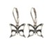 Butterfly Earrings, Silver