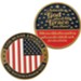 God Bless America, Gold Plated Challenge Coin, Psalm 33:12
