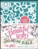 NIV Beautiful Word Coloring Bible for Girls Teal, Imitation Leather