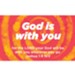 Children and Youth Scripture Cards, God is With You, Joshua 1:9, Pack of 25