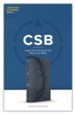 CSB Large Print Personal Size Reference Bible-- LeatherTouch, charcoal