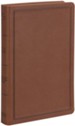 CSB Deluxe Gift Bible--soft leather-look, brown