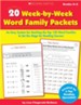 20 Week-by-Week Word Family Packets