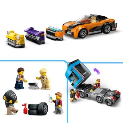 Lego city fashion car transporter