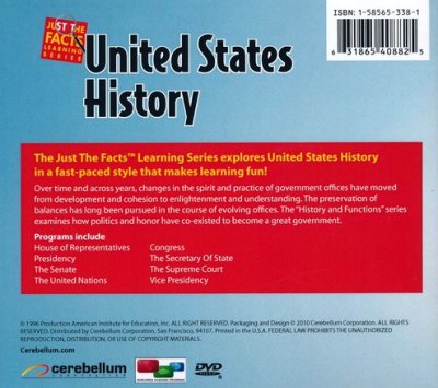 U.S. History : History and Functions DVD Series (8 DVDs)