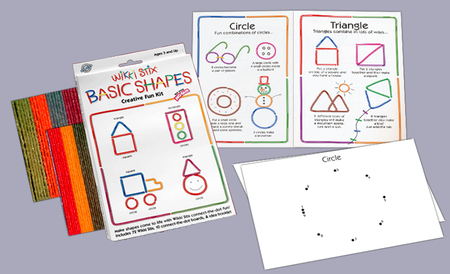 Wikki Stix Basic Shapes Creative Fun Kit 