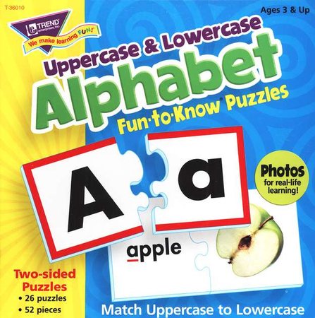 Alphabet Upper & Lowercase Fun-to-Know Puzzles - Christianbook.com