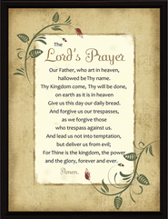 The Lord's Prayer Plaque - Christianbook.com