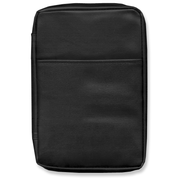 Lux-Leather Bible Cover, Black, Large