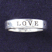 True Love Waits--Single Sterling Silver Ring, size 8