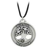 With Faith, All is Possible Mustard  Seed Pendant