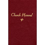 Church Hymnal, hardcover, maroon red   - 